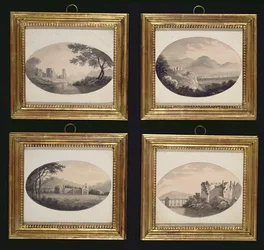 Malerische Ansichten mit Ruinen, 1770